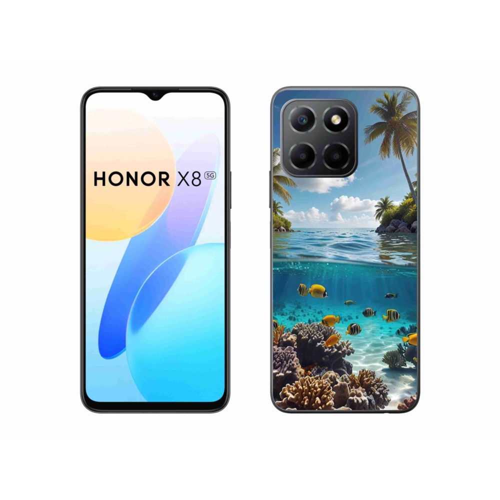 Gél borítás mmCase a Honor X8 5G/Honor 70 Lite 5G számára - Sea World 4