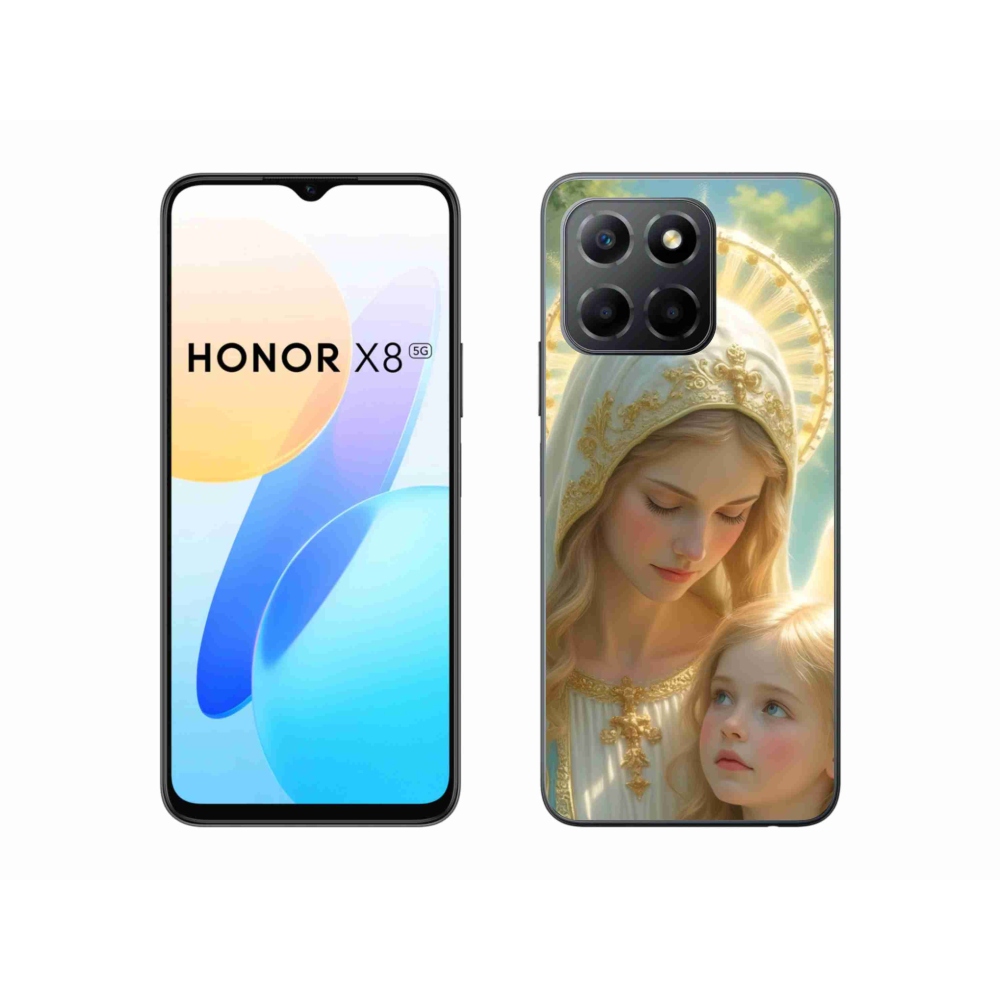 Gél borító mmCase a Honor X8 5G/Honor 70 Lite 5G számára - Vallásos motívum 2