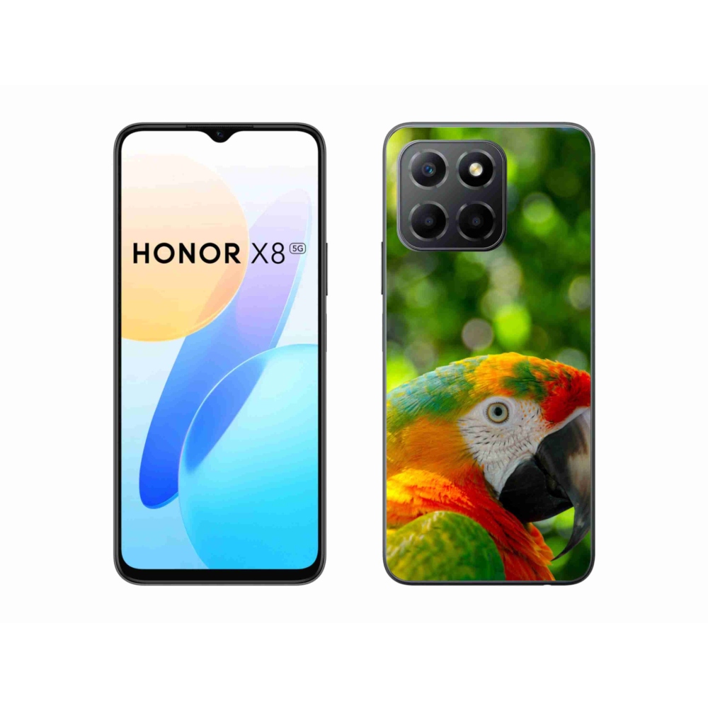 Zselés borítás mmCase a Honor X8 5G/Honor 70 Lite 5G készülékhez - parrot ara 3