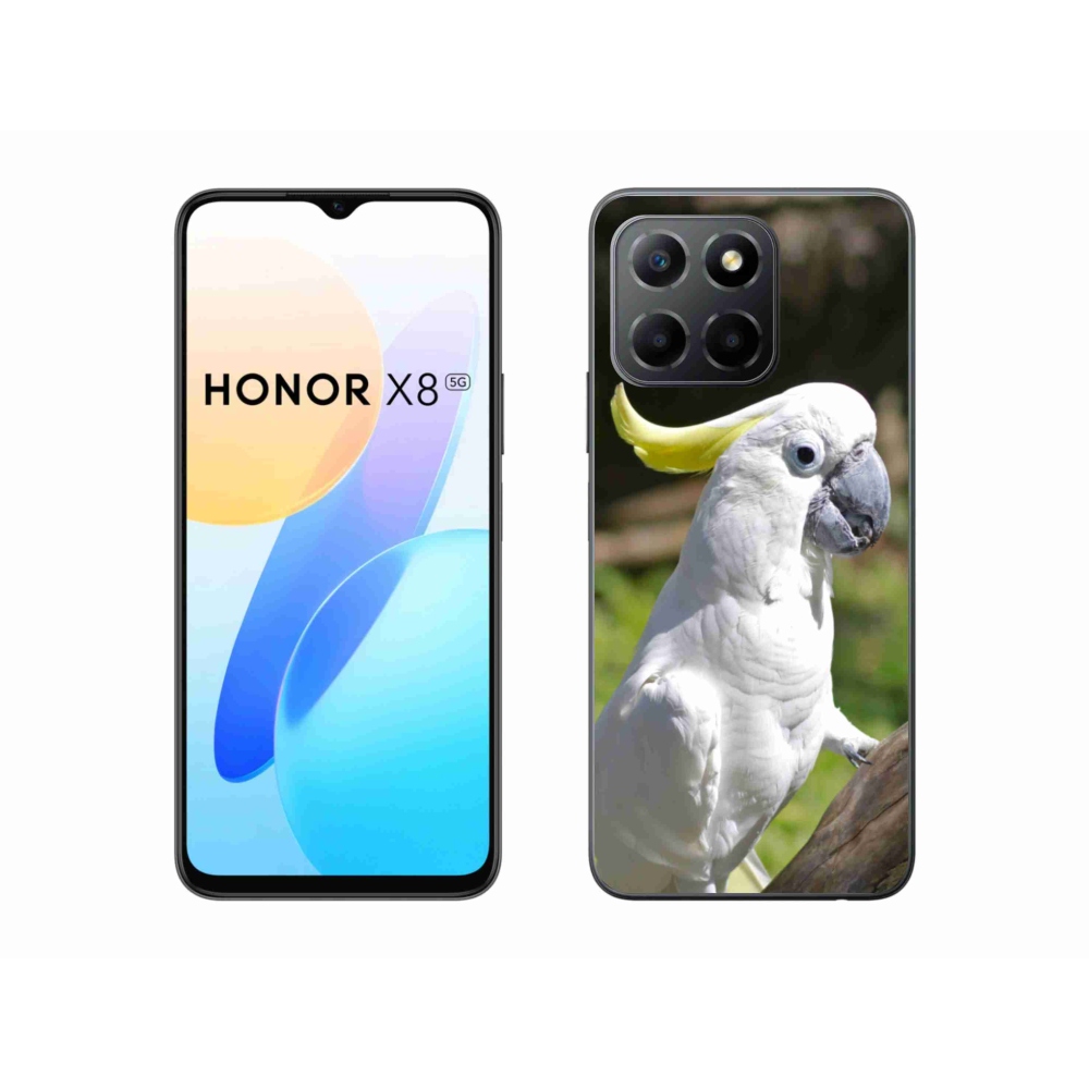 Gél borítás mmCase a Honor X8 5G/Honor 70 Lite 5G készülékhez - papagáj kakadu 2