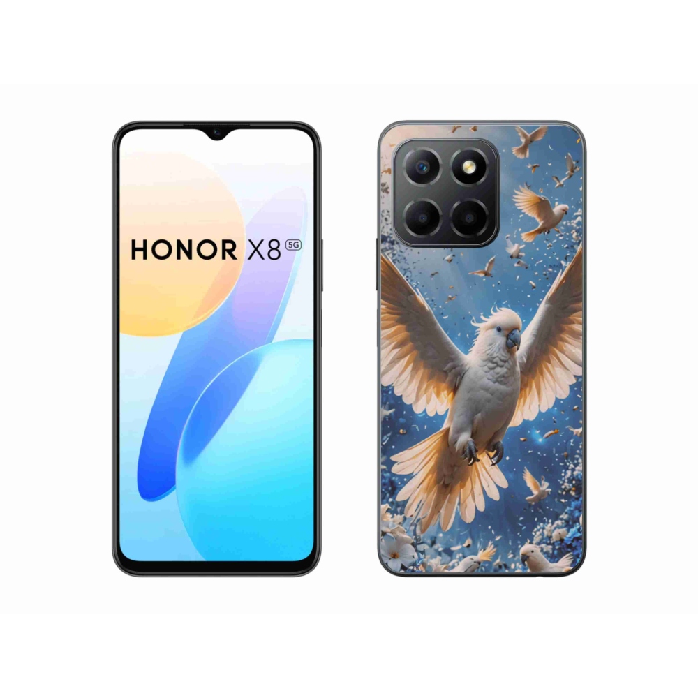 Zselés borítás mmCase a Honor X8 5G/Honor 70 Lite 5G készülékhez - kakadu papagáj