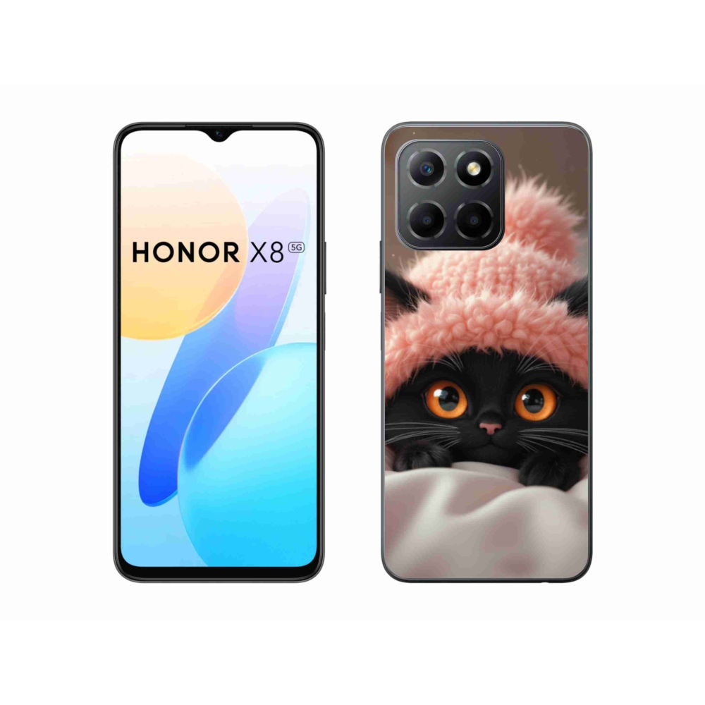 Gél borítás mmCase a Honor X8 5G/Honor 70 Lite 5G számára - aranyos cica 7