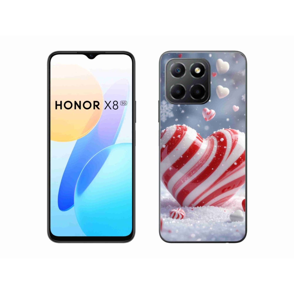 Gél borítás mmCase a Honor X8 5G/Honor 70 Lite 5G készülékhez - édes szívecske