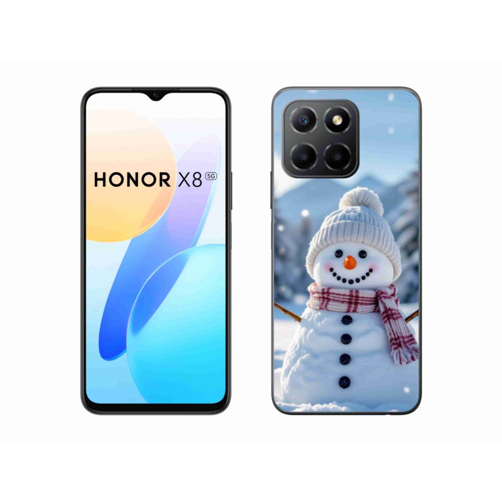 Gél borítás mmCase a Honor X8 5G/Honor 70 Lite 5G készülékhez - hóember 3