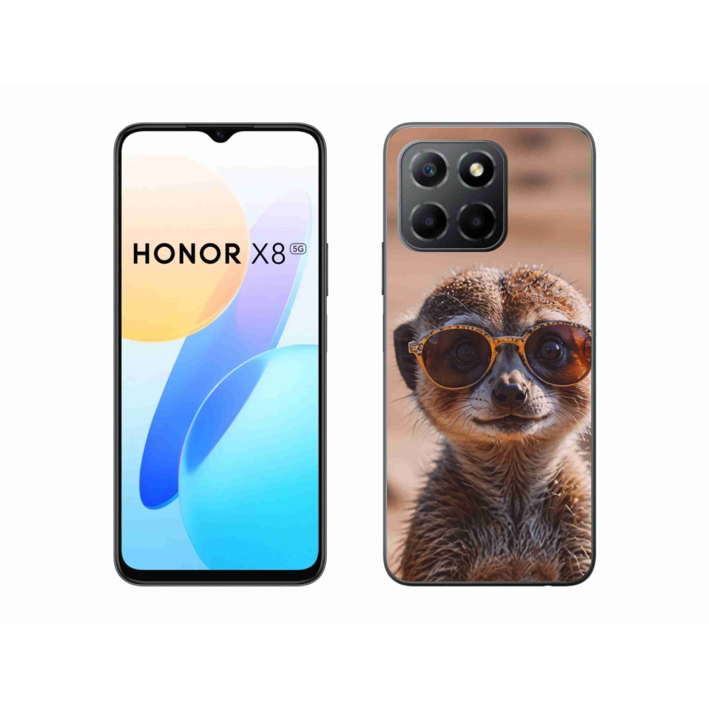 Gél borítás mmCase a Honor X8 5G/Honor 70 Lite 5G számára - stílusos surikata