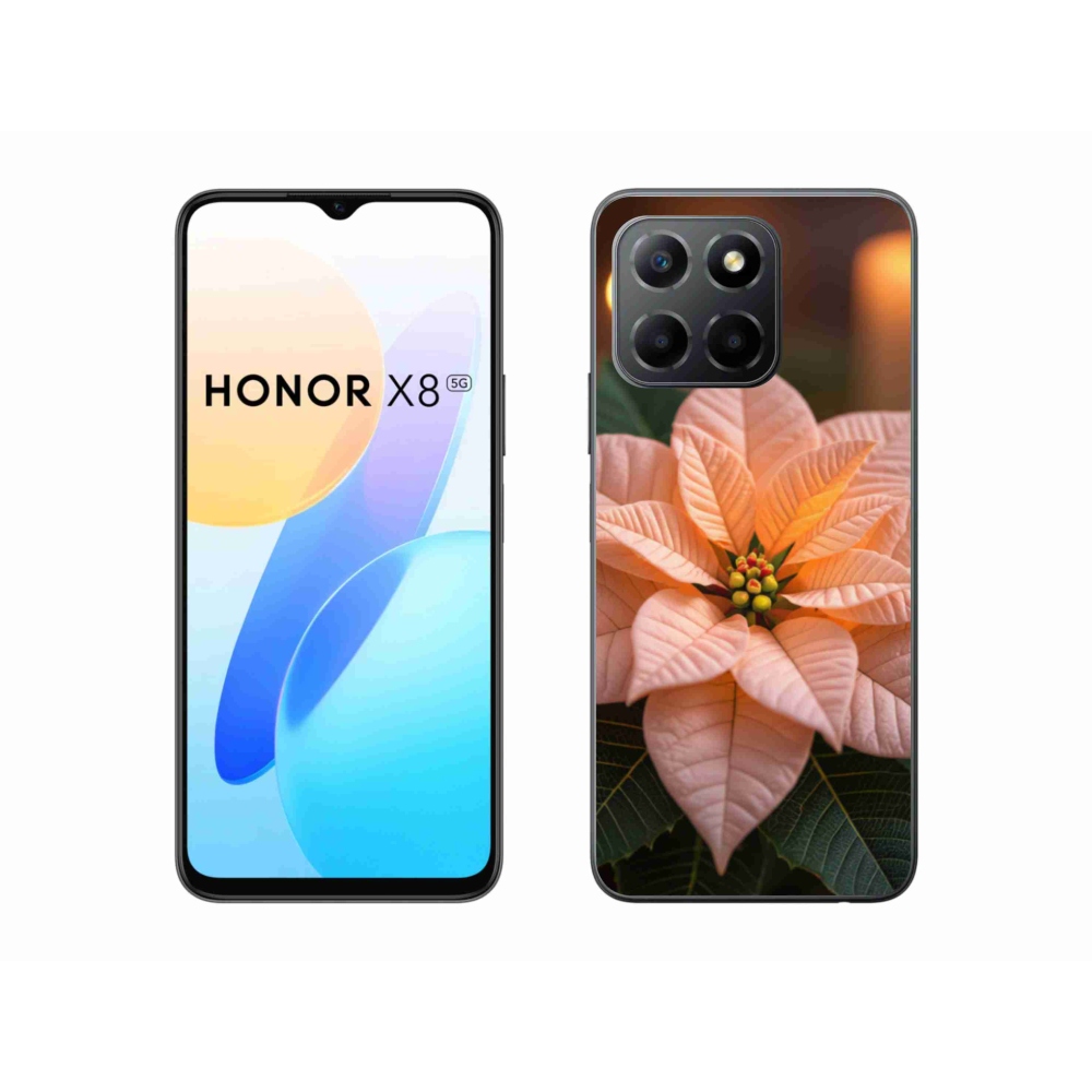 Gél borítás mmCase a Honor X8 5G/Honor 70 Lite 5G számára - Karácsonyi csillag