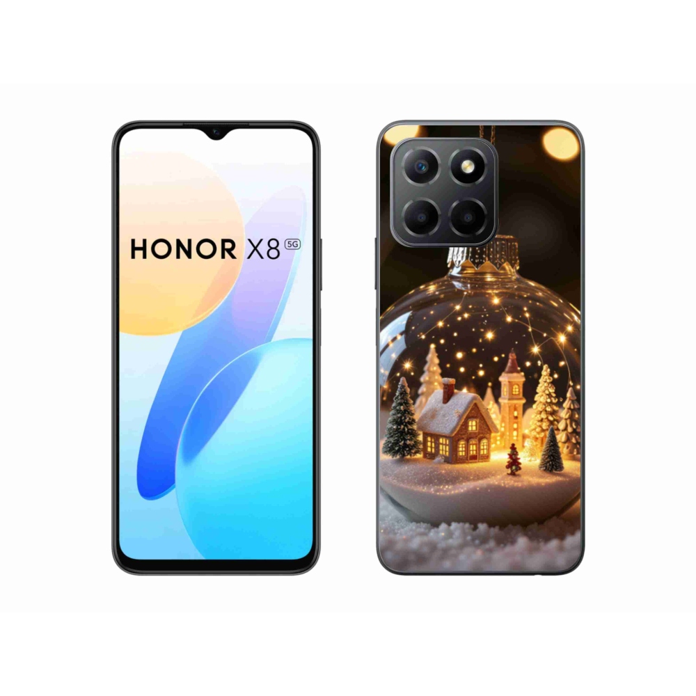 Gél borítás mmCase a Honor X8 5G/Honor 70 Lite 5G számára - Karácsonyi gömb 3