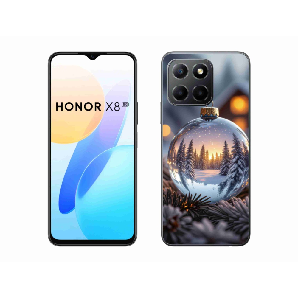 Gél borítás mmCase a Honor X8 5G/Honor 70 Lite 5G számára - karácsonyi dekoráció