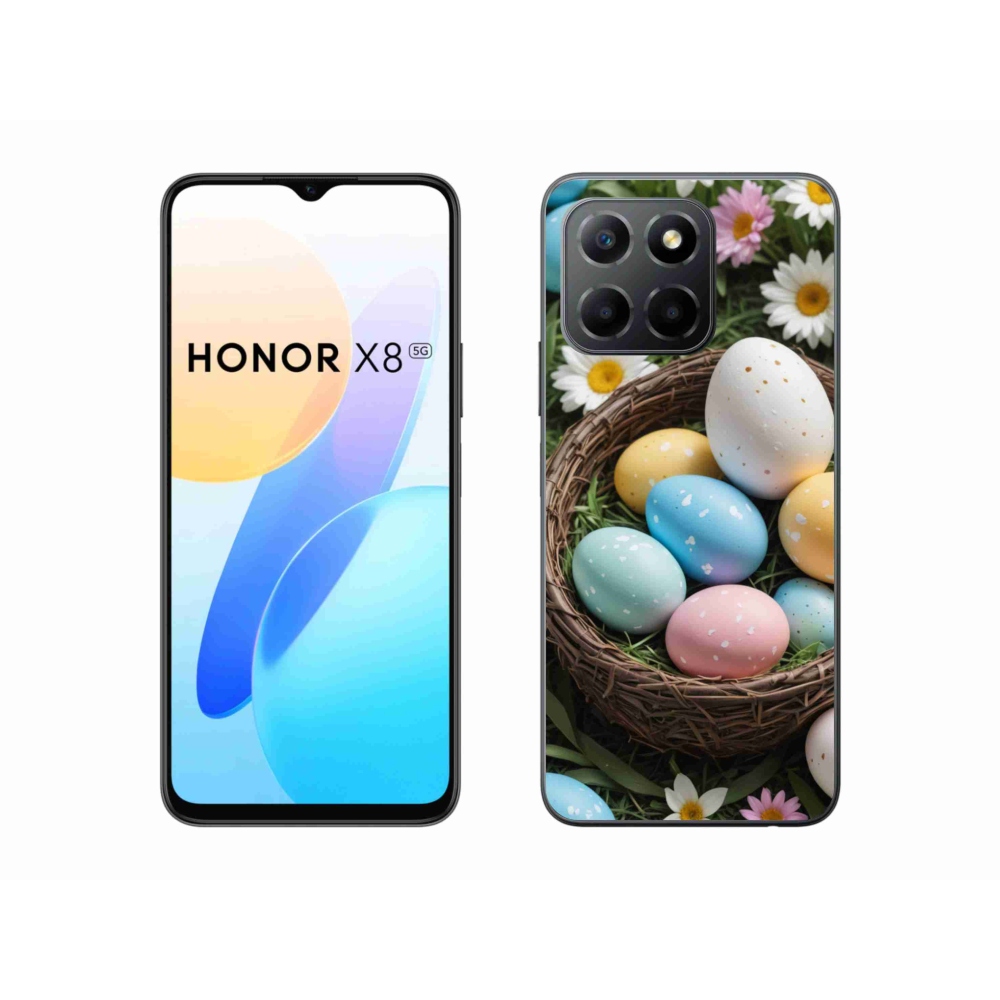 Zselés borítás mmCase a Honor X8 5G/Honor 70 Lite 5G készülékhez - Húsvéti tojások 2