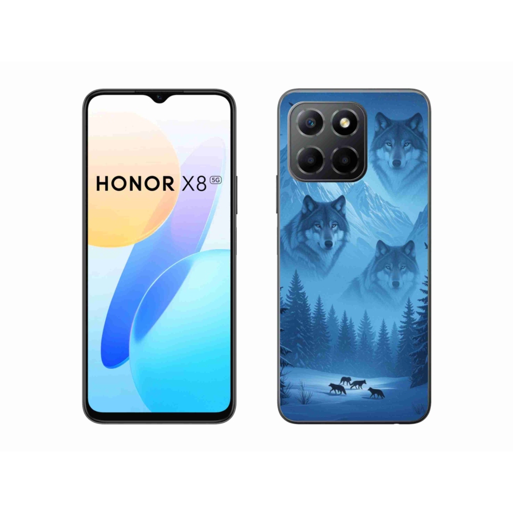 Zselés borítás mmCase a Honor X8 5G/Honor 70 Lite 5G készülékhez - farkas csomag