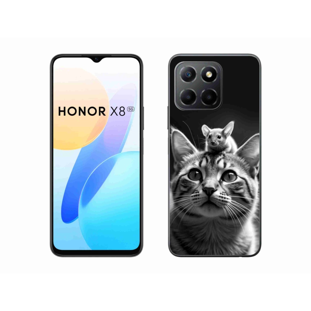 Gél borítás mmCase a Honor X8 5G/Honor 70 Lite 5G számára - Állati barátság 2