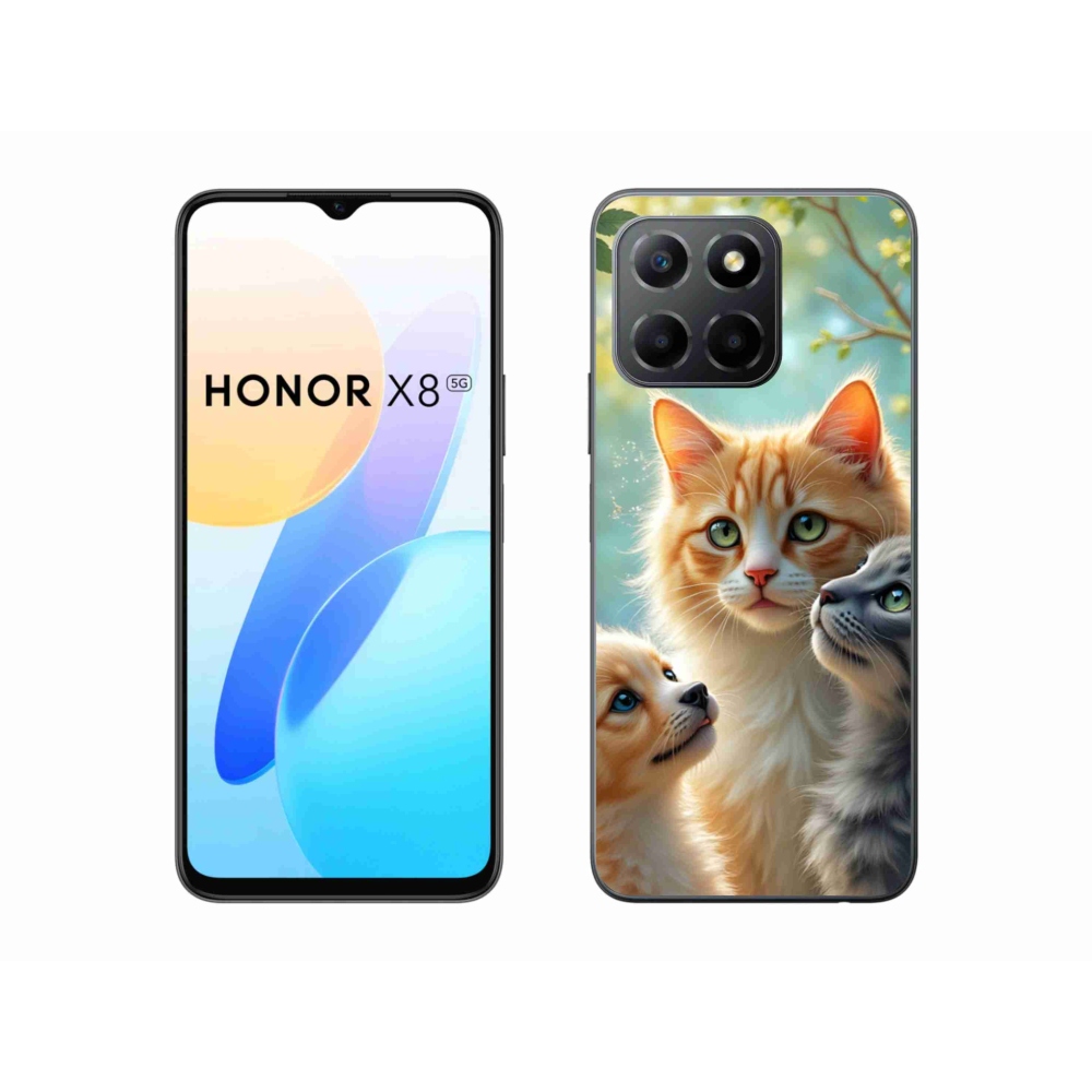 Gél borítás mmCase a Honor X8 5G/Honor 70 Lite 5G számára - Állati barátság 2