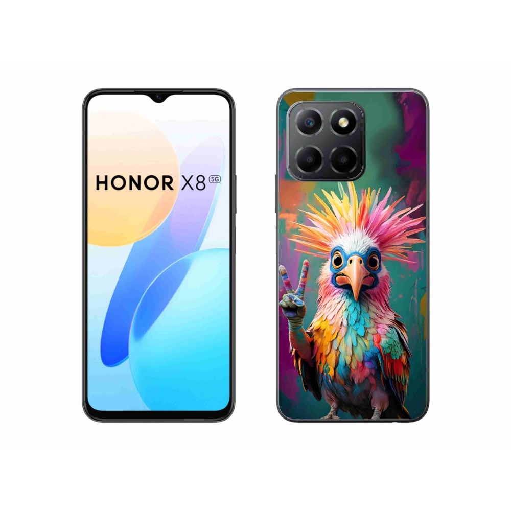 mmCase géltok az Honor X8 5G/Honor 70 Lite készülékhez – színes lázadó