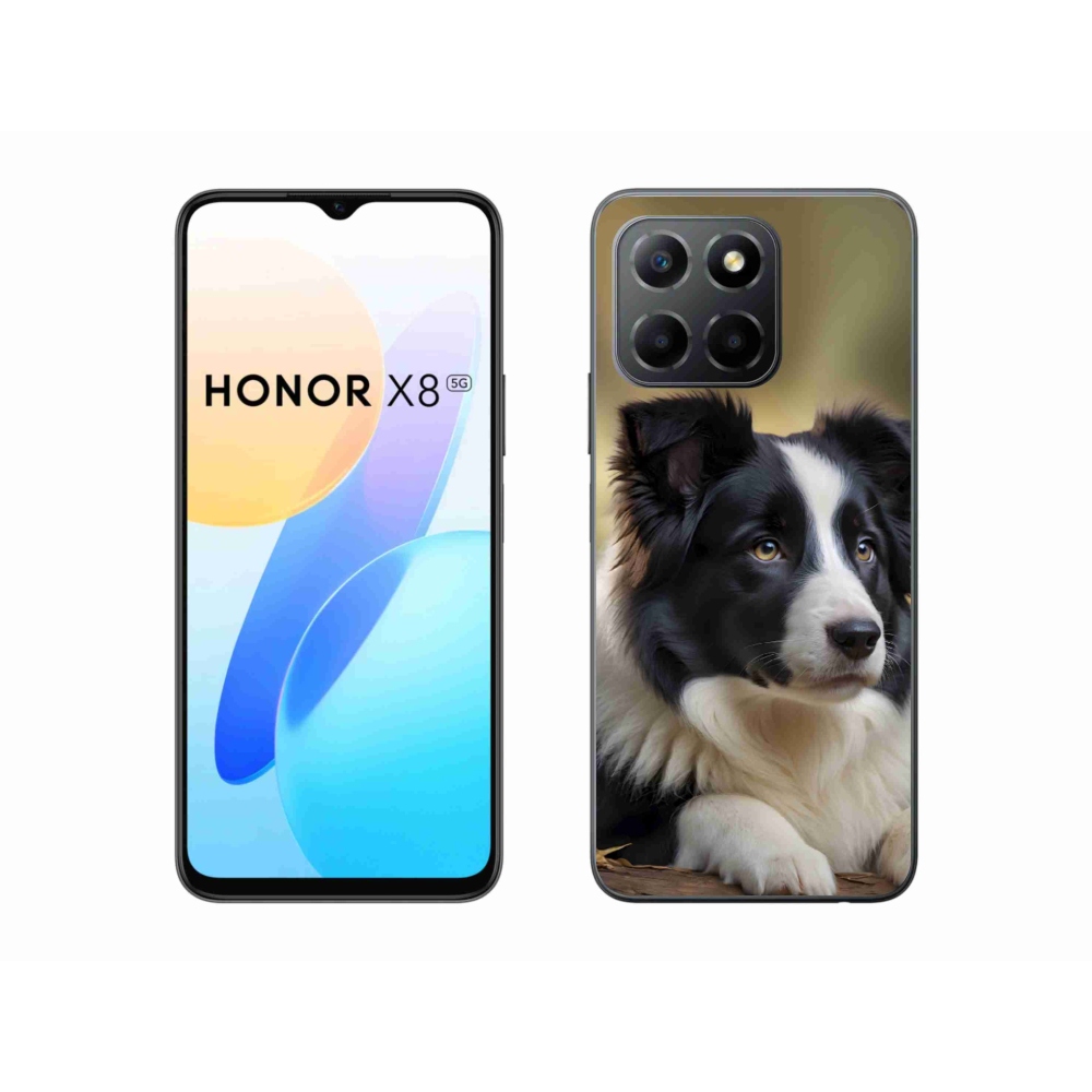 mmCase gél tok az Honor X8 5G/Honor 70 Lite készülékhez – border collie 2