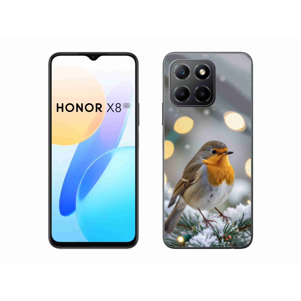 mmCase géltok az Honor X8 5G/Honor 70 Lite készülékhez – téli piros