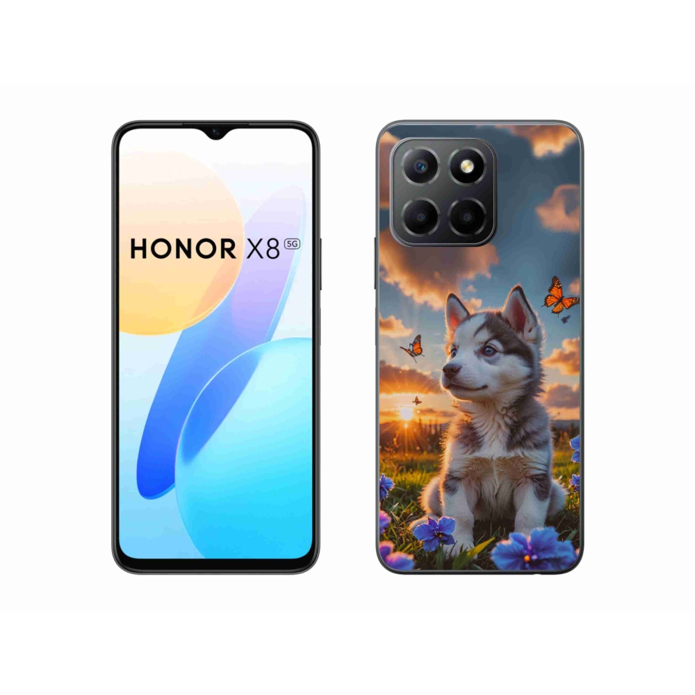 mmCase gél tok az Honor X8 5G/Honor 70 Lite készülékhez – husky naplementekor