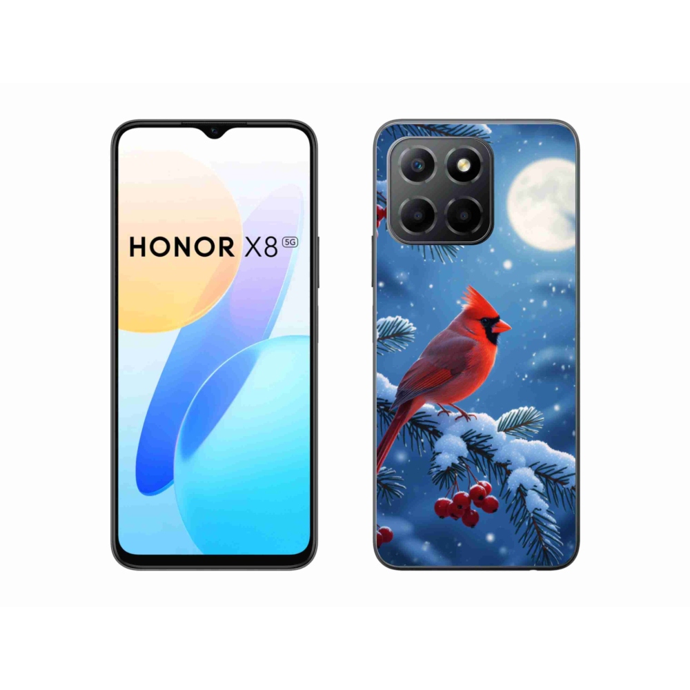 mmCase géltok az Honor X8 5G/Honor 70 Lite készülékhez – kardinális piros