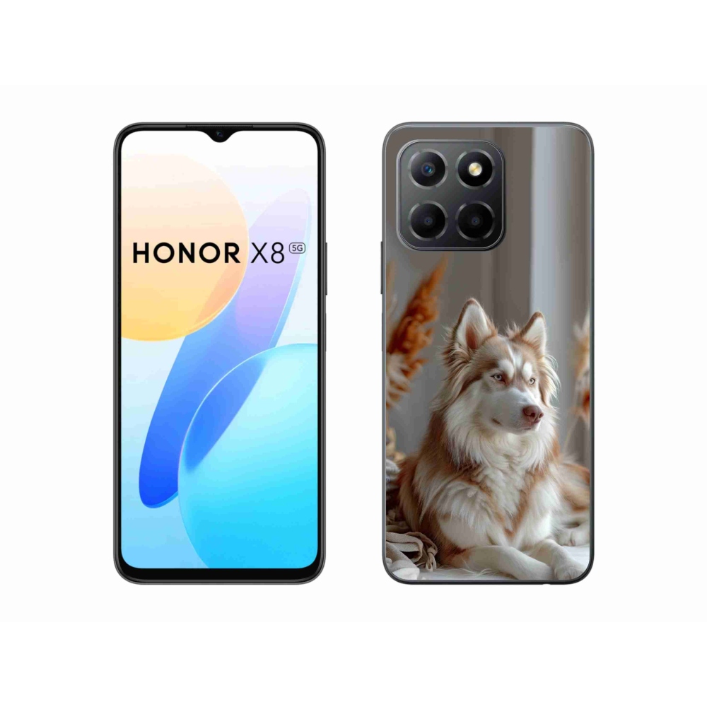 mmCase géltok az Honor X8 5G/Honor 70 Lite készülékhez – nyugodt szibériai husky