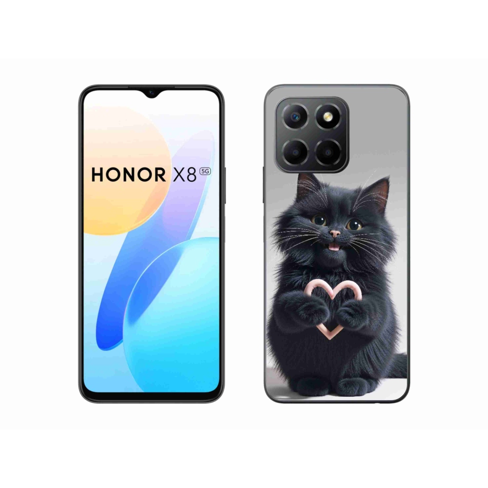 mmCase gél tok az Honor X8 5G/Honor 70 Lite készülékhez – macskás szerelem 3
