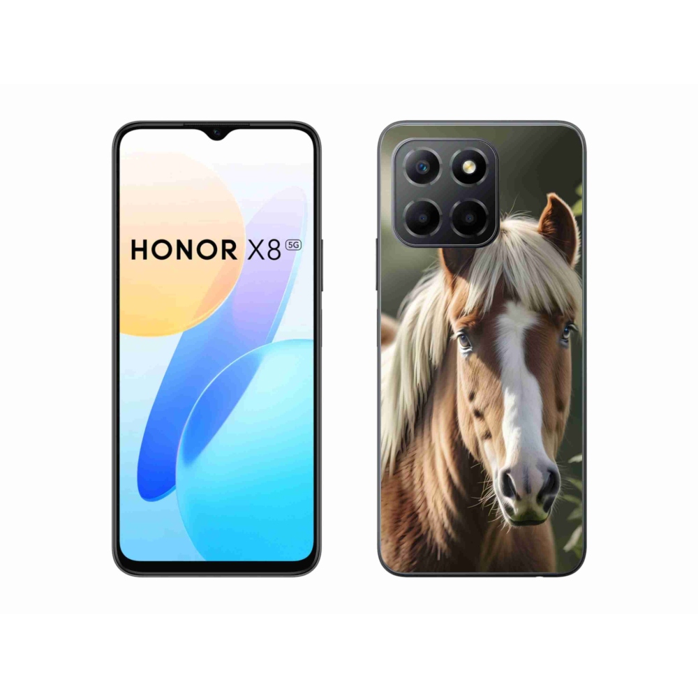 mmCase gél tok az Honor X8 5G/Honor 70 Lite készülékhez – világos sörényű ló