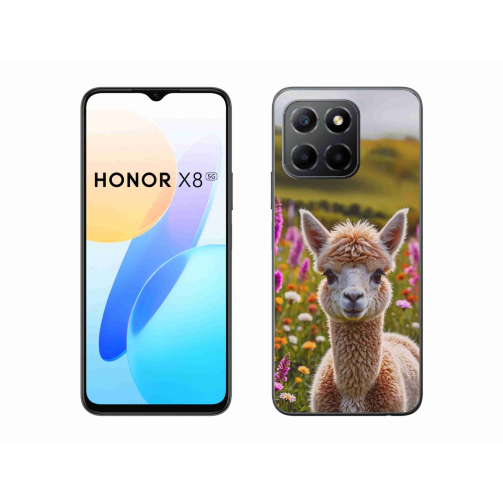 mmCase géltok az Honor X8 5G/Honor 70 Lite készülékhez – láma a réten