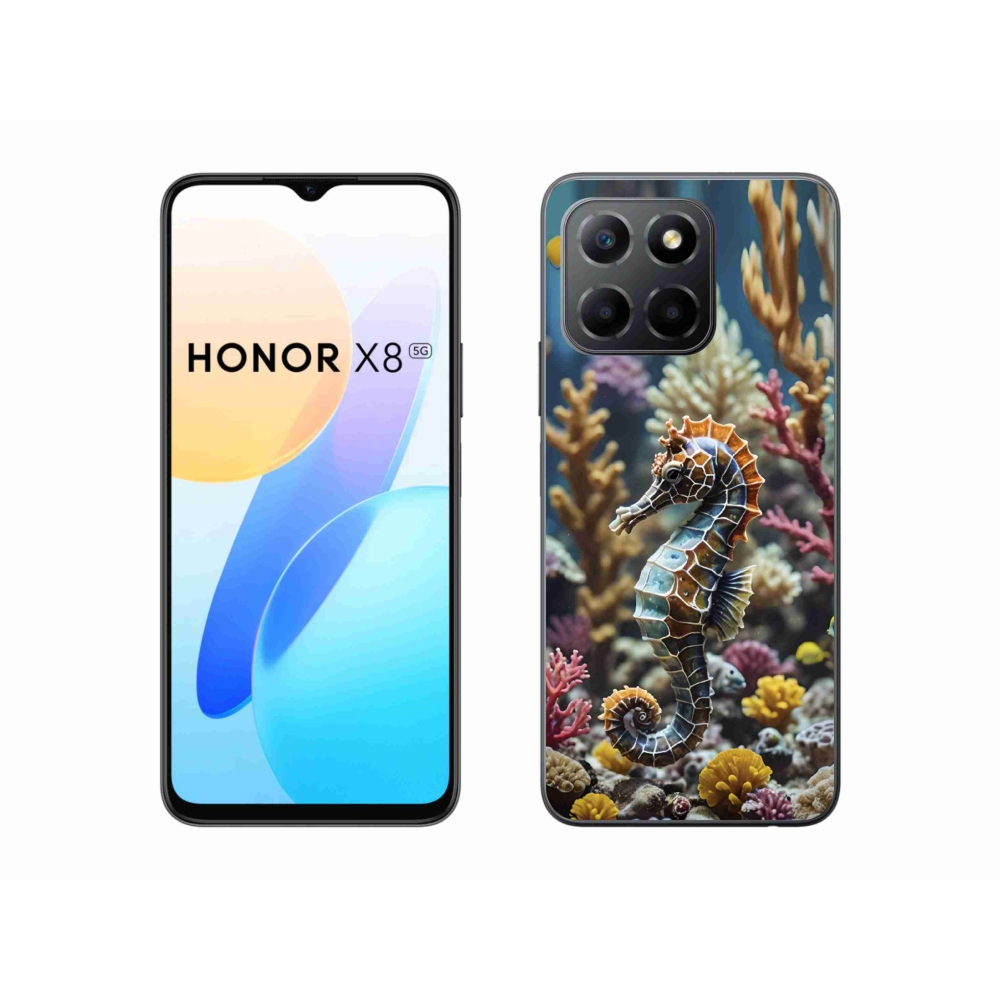 mmCase gél tok az Honor X8 5G/Honor 70 Lite készülékhez – tengeri csikóhal 2