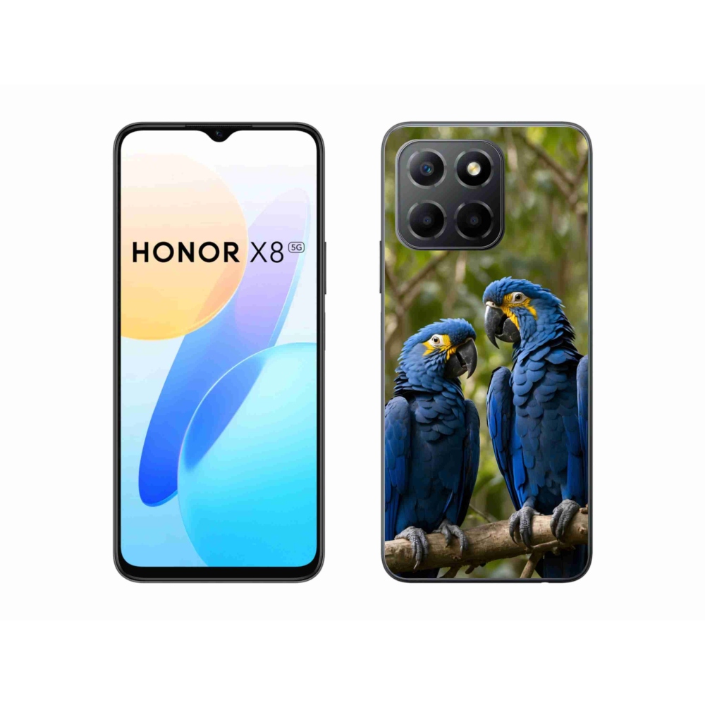 mmCase gél tok az Honor X8 5G/Honor 70 Lite készülékhez – papagáj-duó