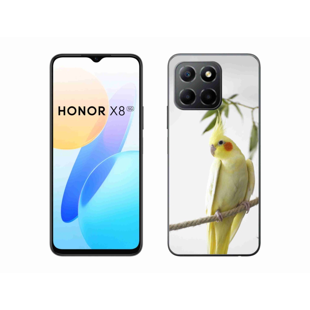 mmCase géltok az Honor X8 5G/Honor 70 Lite készülékhez – tollas papagáj