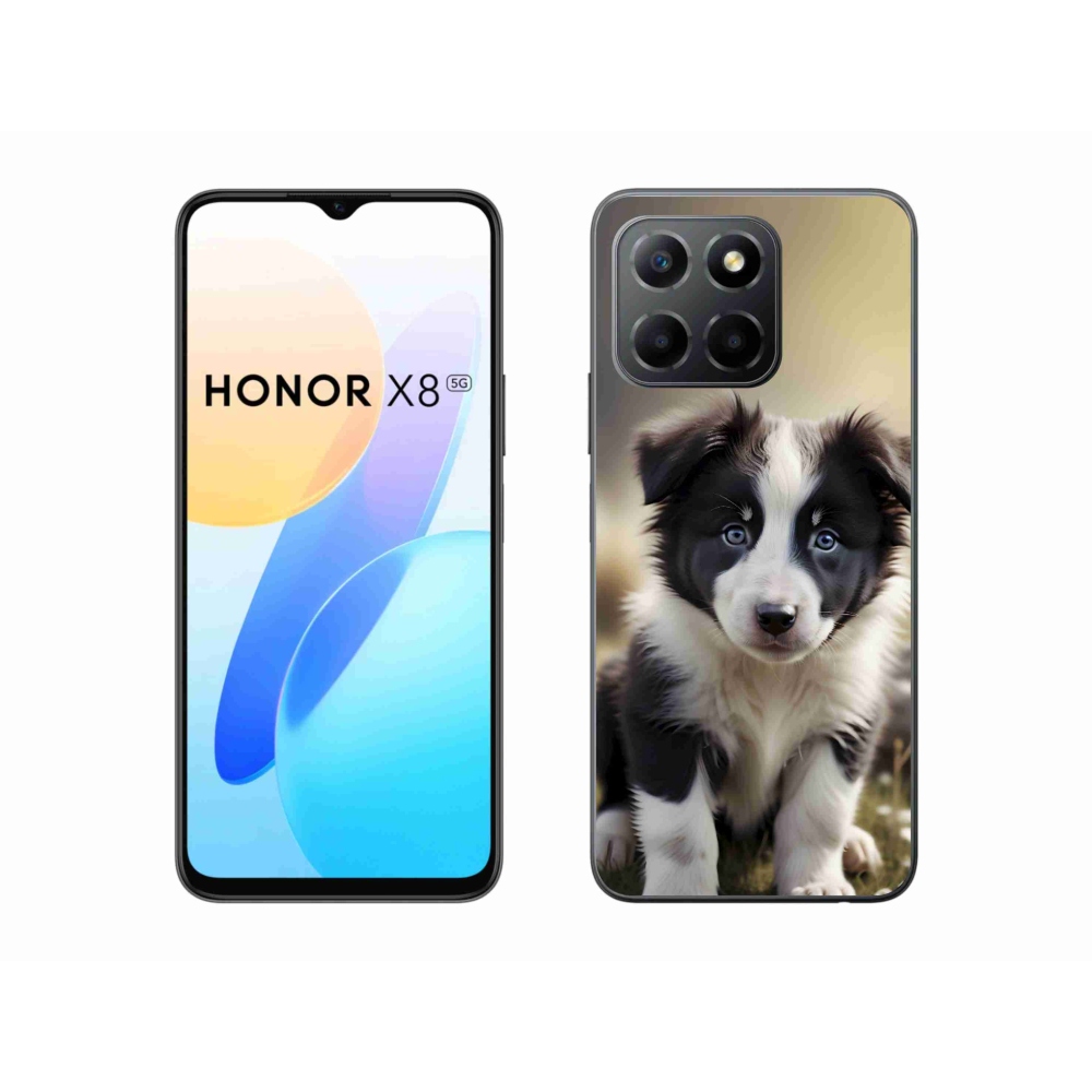 mmCase gél tok az Honor X8 5G/Honor 70 Lite készülékhez – aranyos border collie