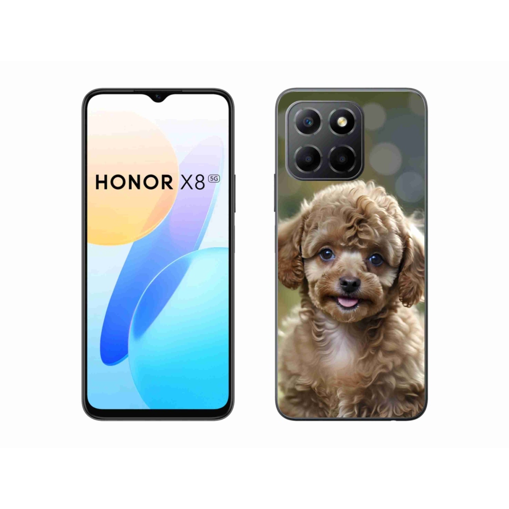 mmCase gél tok az Honor X8 5G/Honor 70 Lite készülékhez – aranyos pudli