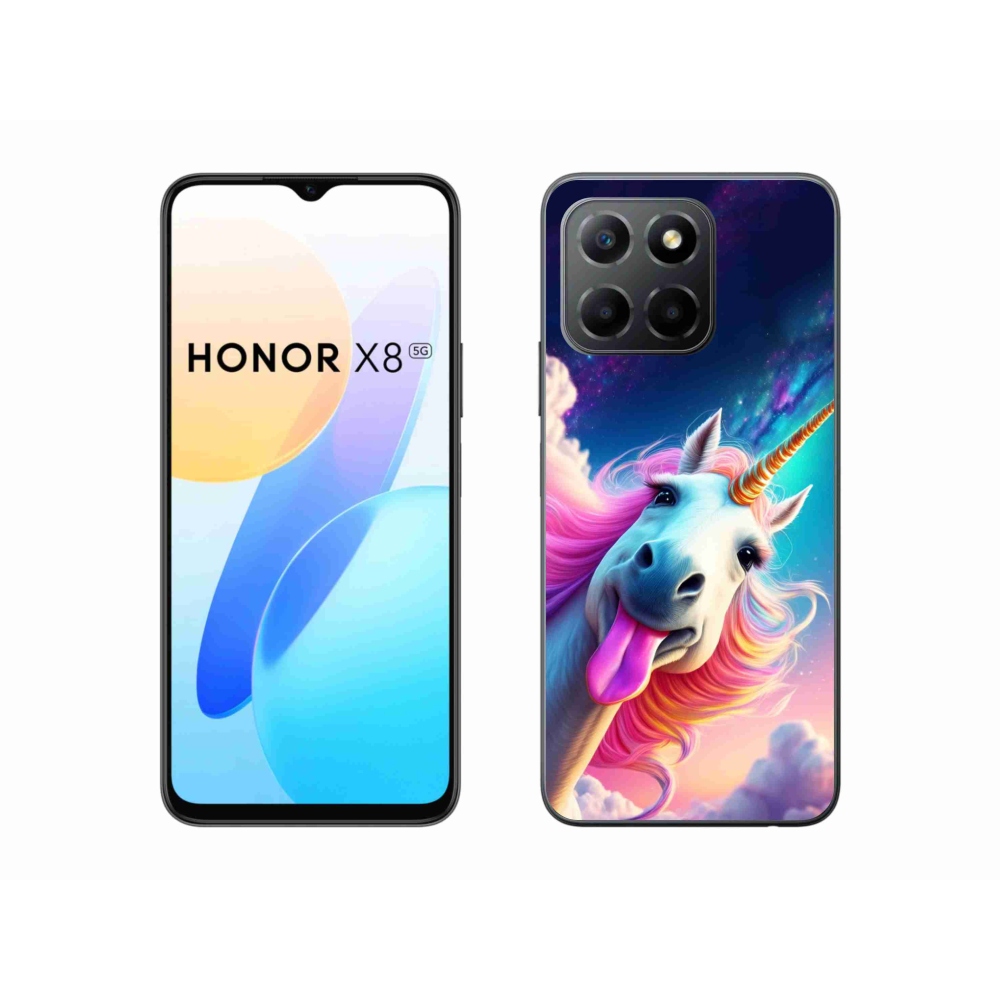 mmCase gél tok az Honor X8 5G/Honor 70 Lite készülékhez – őrült egyszarvú