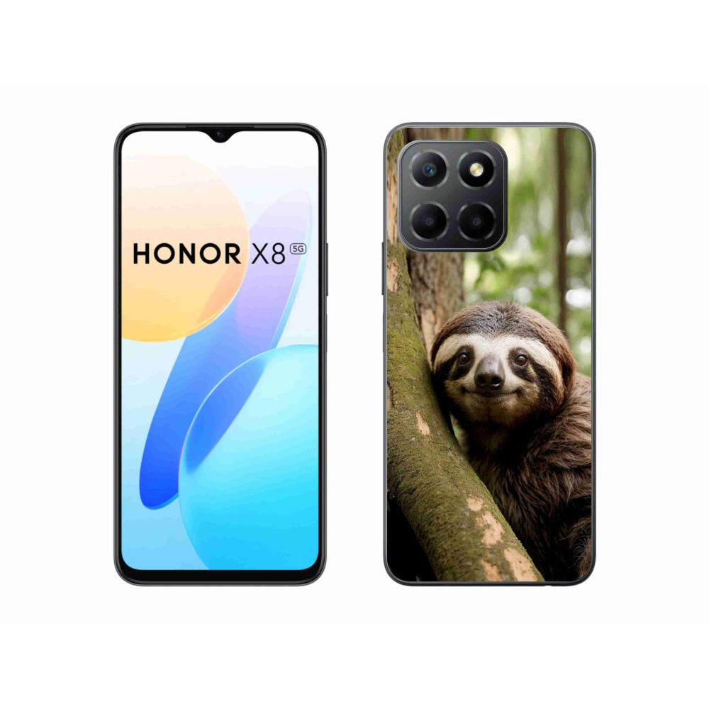 mmCase géltok az Honor X8 5G/Honor 70 Lite készülékhez – mosolygós lajhár