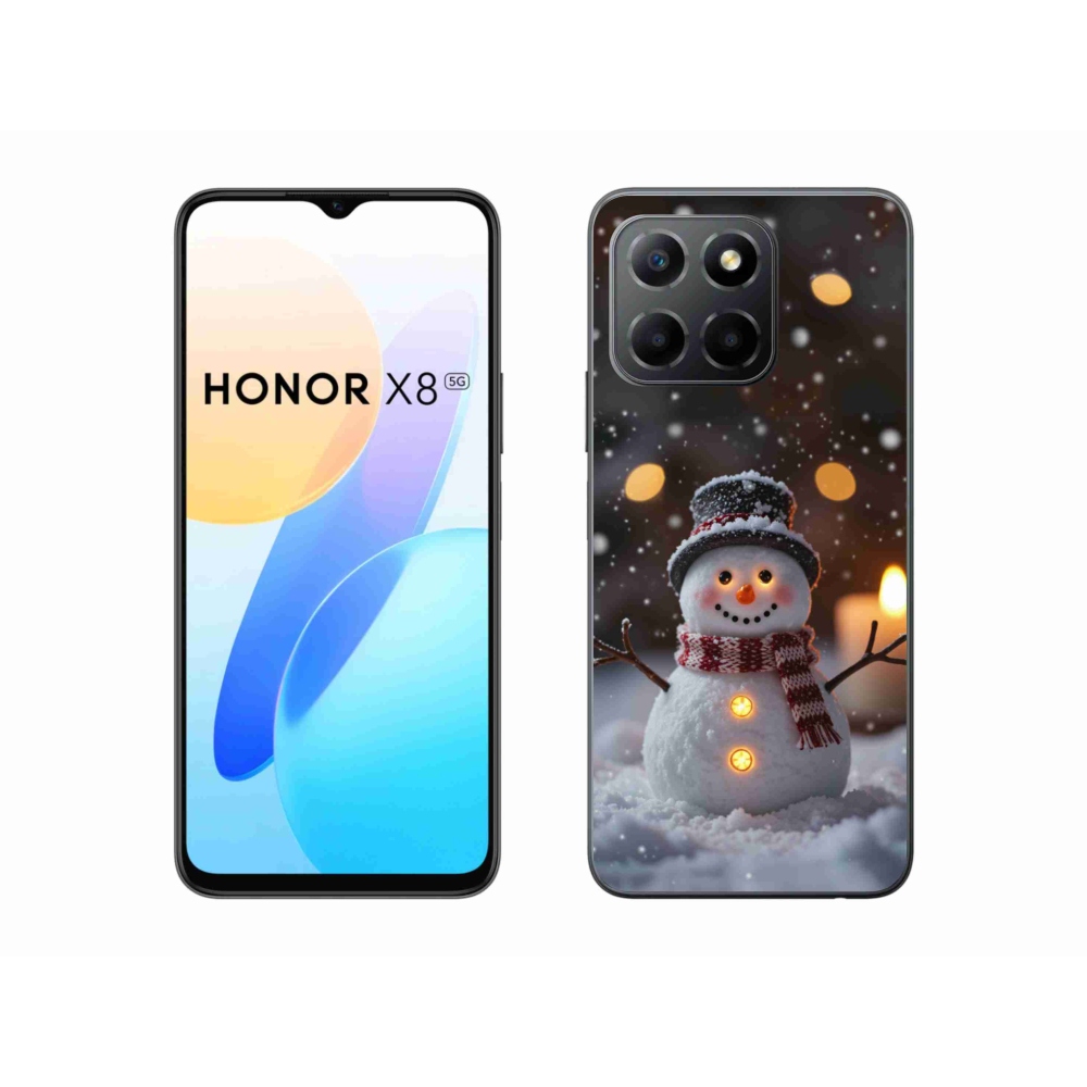 mmCase gél tok az Honor X8 5G/Honor 70 Lite készülékhez – vidám hóember