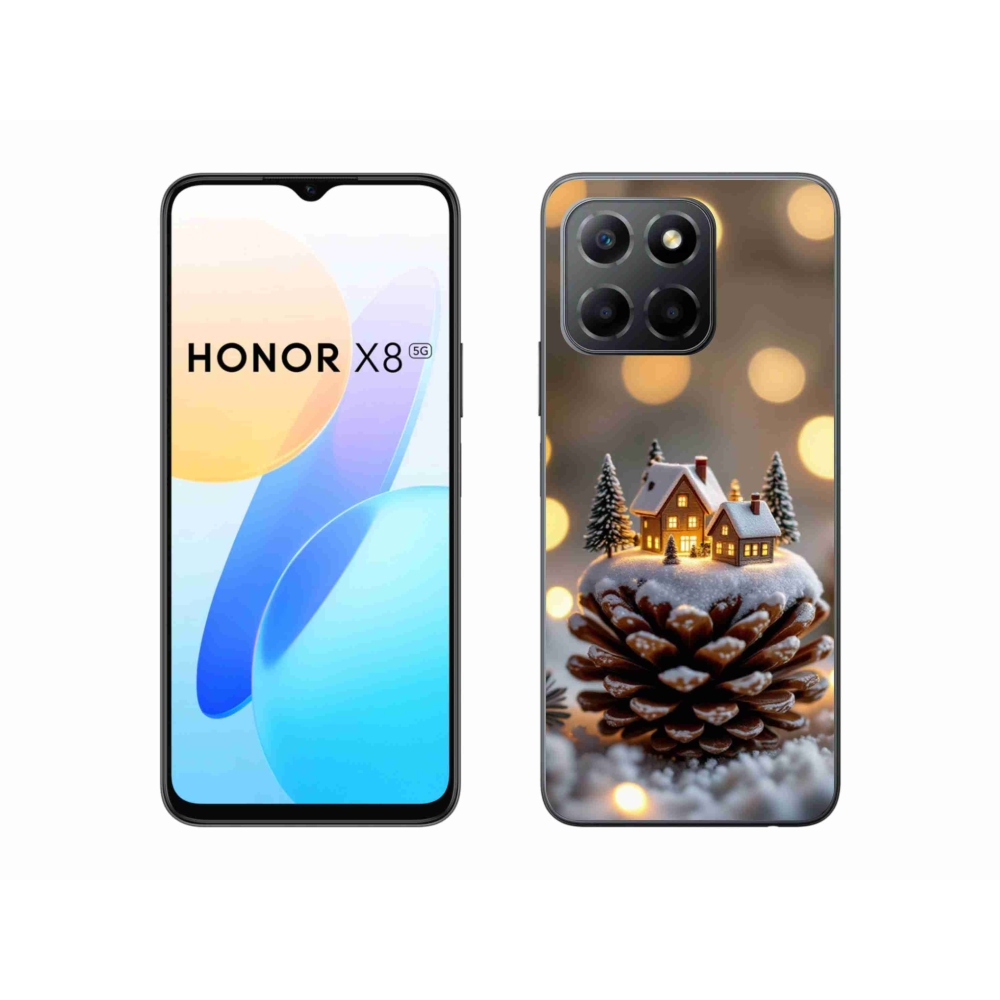 mmCase géltok az Honor X8 5G/Honor 70 Lite készülékhez – téli falu