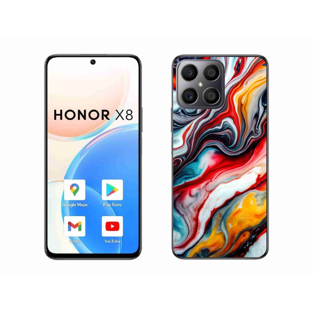 Gél borítás mmCase a Honor X8-hoz - absztrakt motívum 35