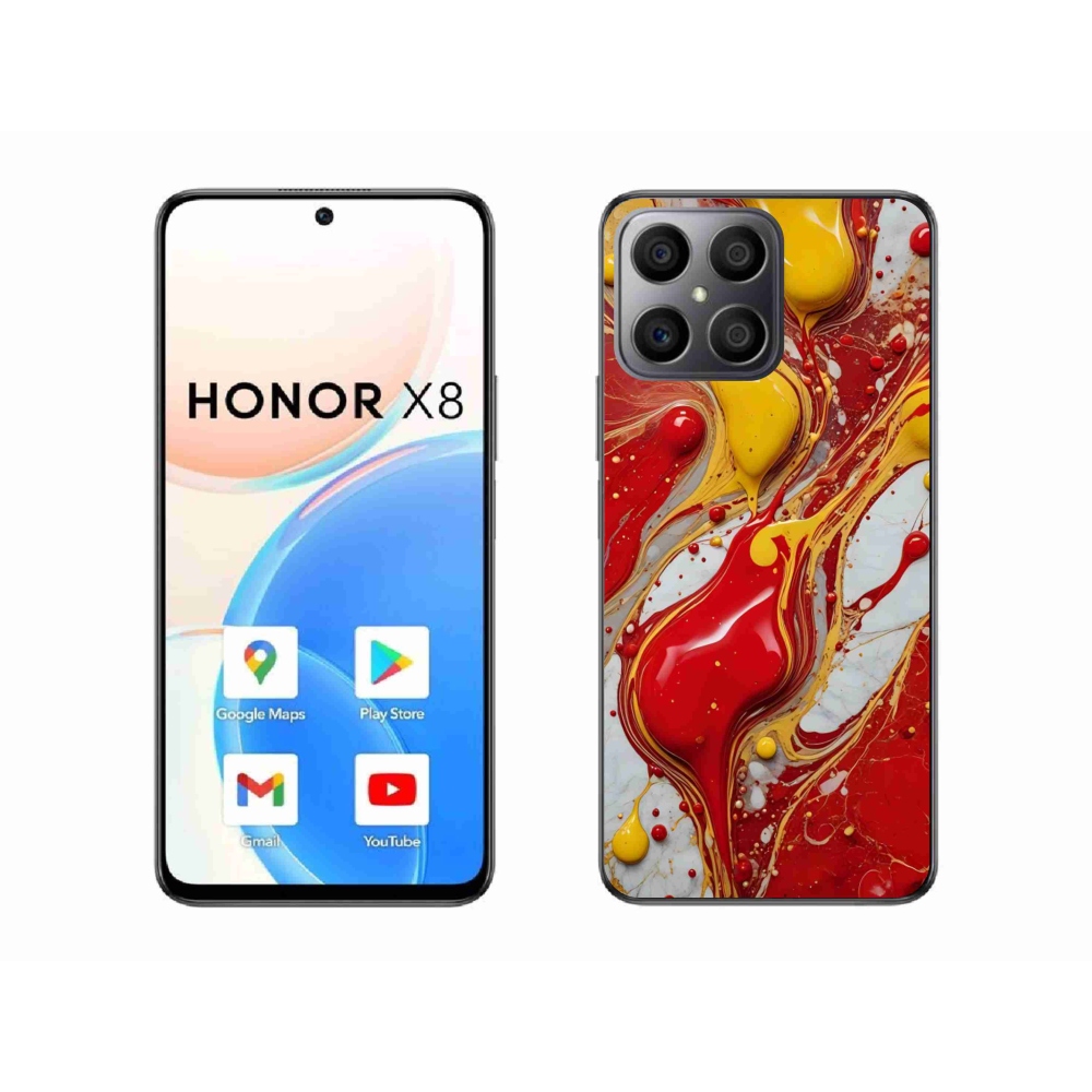 Gél borítás mmCase a Honor X8-hoz - absztrakt motívum 42