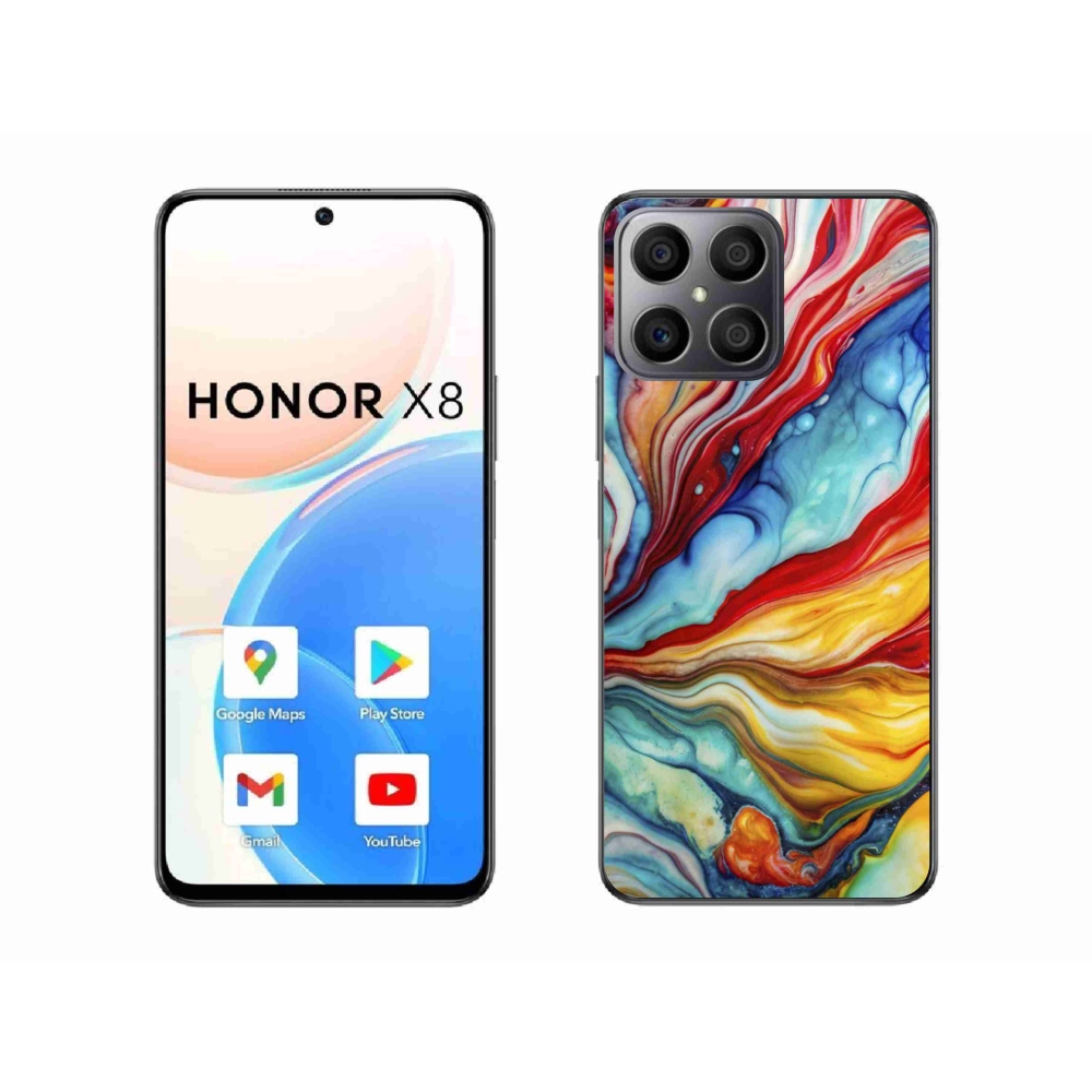 Gél borítás mmCase a Honor X8-hoz - absztrakt motívum 58