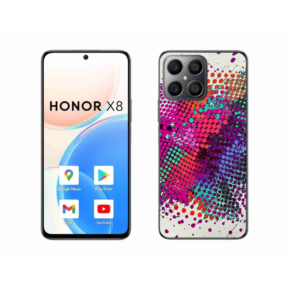 Gél borítás mmCase for Honor X8 - absztrakt motívum 65