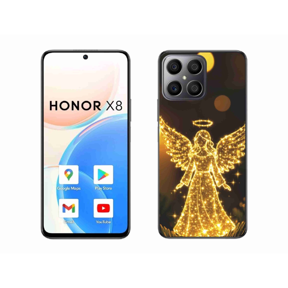 Zselés borítás mmCase a Honor X8-hoz - angyal