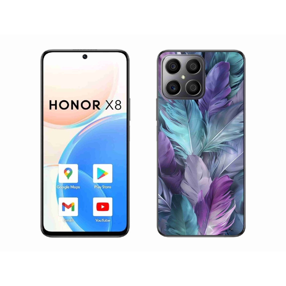 Zselés borítás mmCase a Honor X8-hoz - színes toll 2
