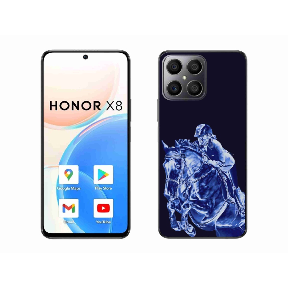 Zselés borítás mmCase a Honor X8-hoz - versenyló