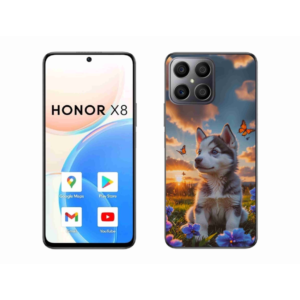 Zselés borítás mmCase a Honor X8-hoz - husky naplementében
