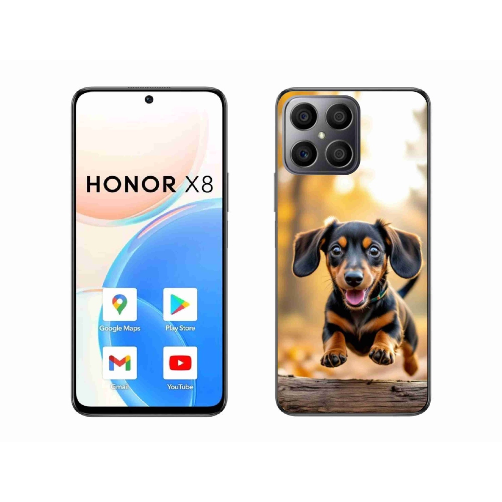 Zselés borítás mmCase a Honor X8-hoz - tacskó 2