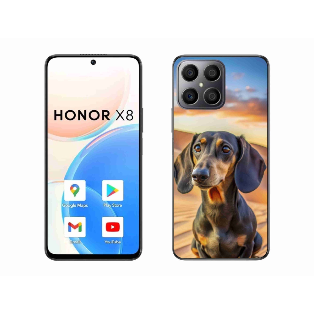 Zselés borítás mmCase a Honor X8-hoz - tacskó 3