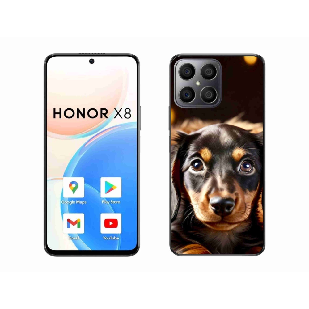 Zselés borítás mmCase a Honor X8-hoz - tacskó