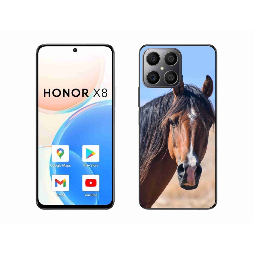 Zselés borítás mmCase a Honor X8-hoz - csendes ló