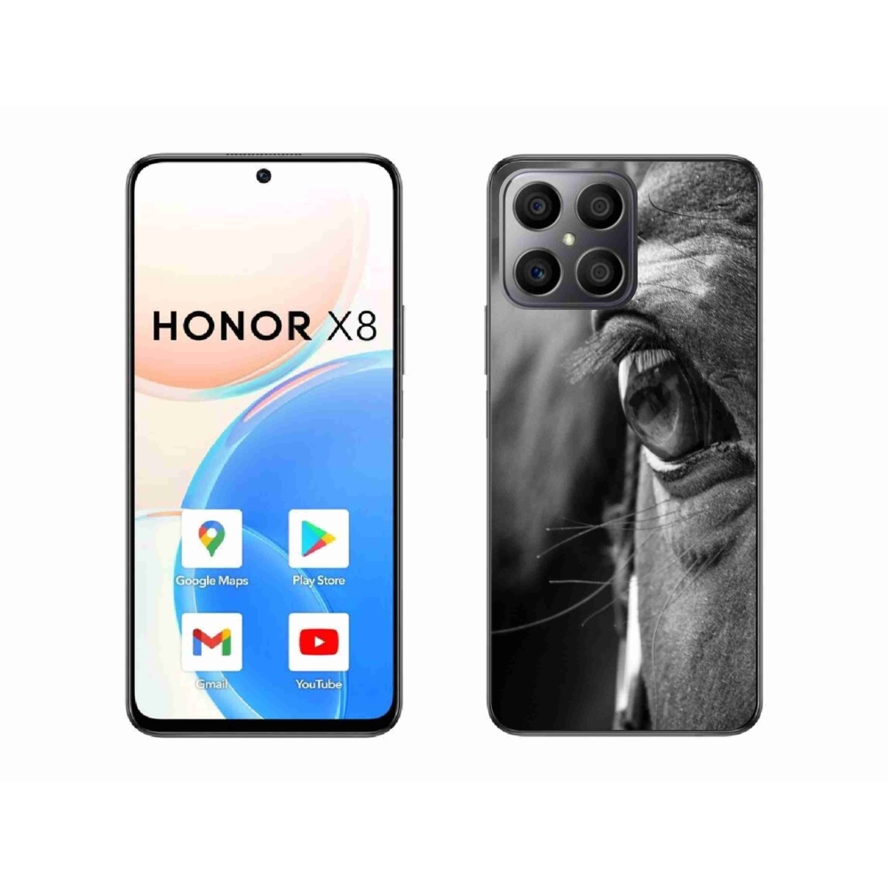 Zselés borítás mmCase a Honor X8-hoz - ló nézet