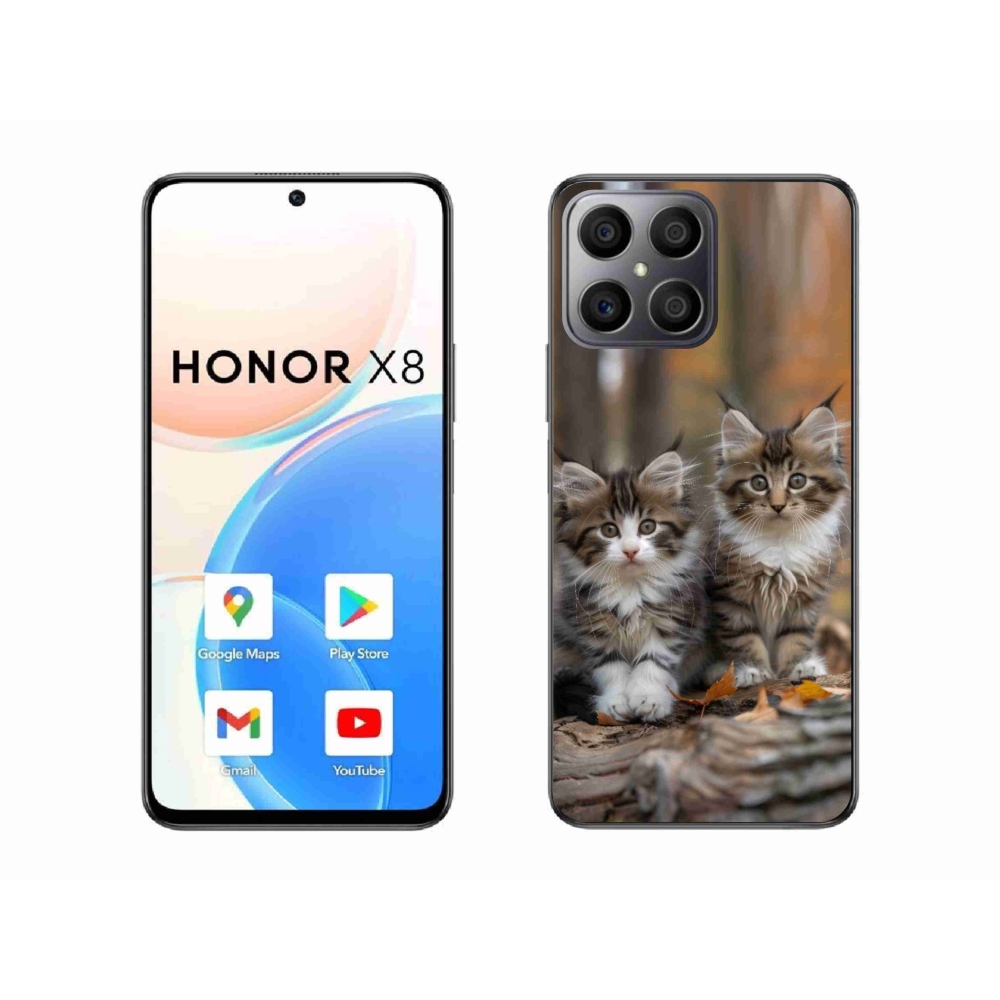 Zselés borítás mmCase a Honor X8-hoz - cat duo 3