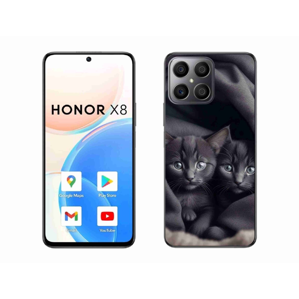 Zselés borítás mmCase a Honor X8-hoz - cat duo
