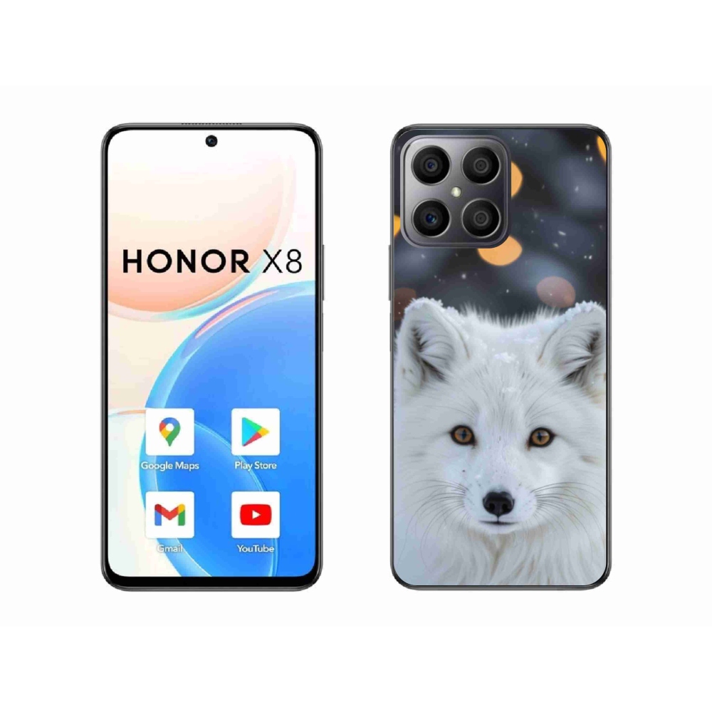 Zselés borítás mmCase a Honor X8-hoz - polár róka